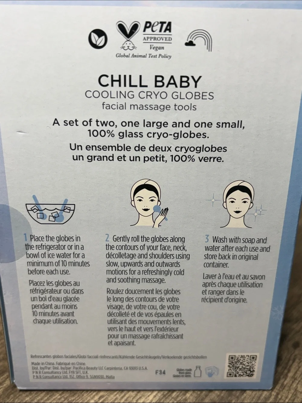 Pacifica Chill Baby Cooling Cryo Globes